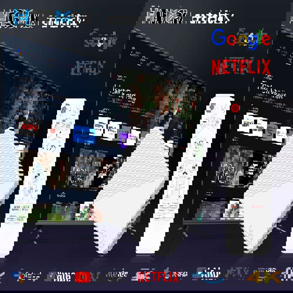 Android Network H313 TV Box 4K ATV Voice Remote Smart TV Set Top Box