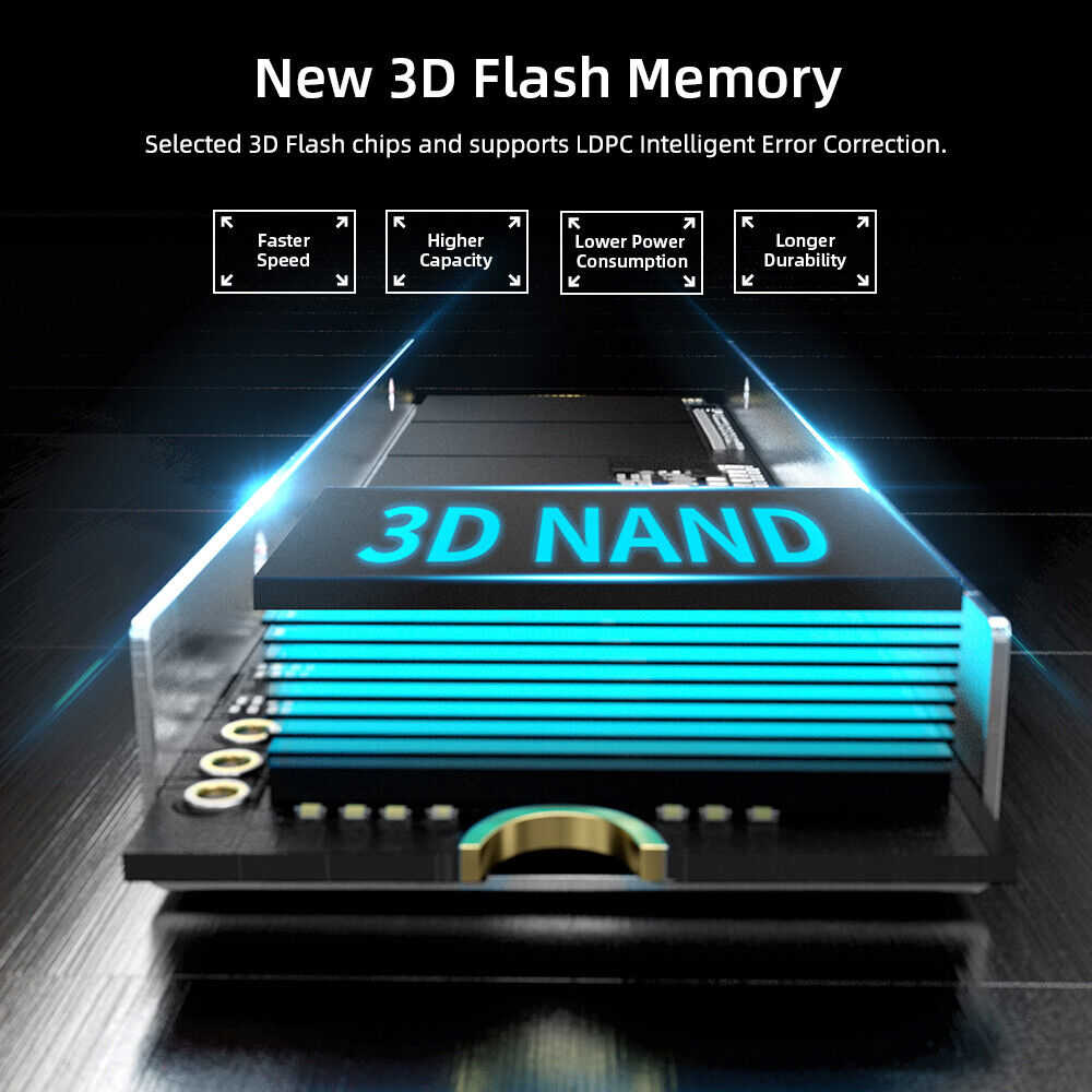 Netac 500GB M.2 PCIe4.0 Gen 4x4 NVMe SSD for PC and PS5