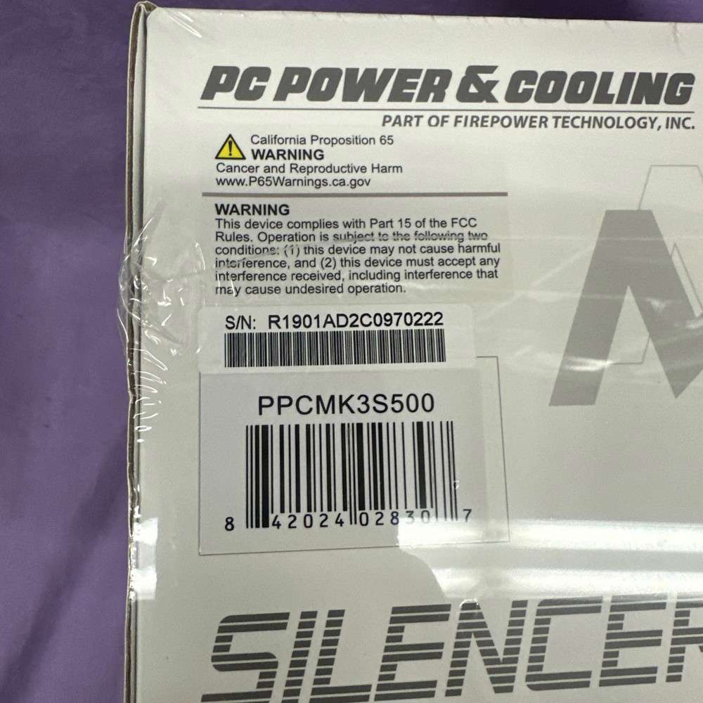 Silencer MK III 500W Modular Power Supply - PC Power & Cooling
