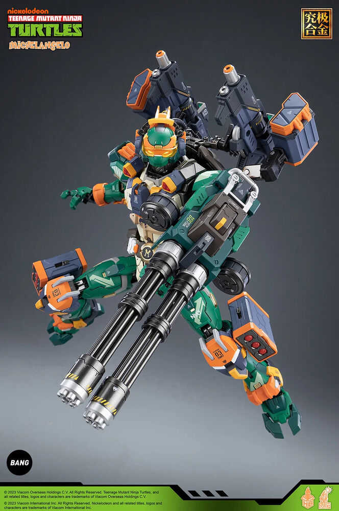 Teenage Mutant Ninja Turtles Mikey Heatboys Periphery Toy Garage Kit Figma