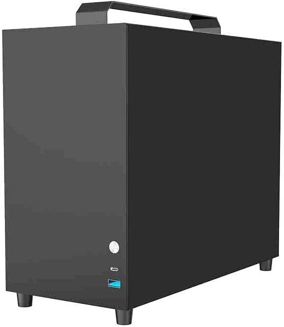 Portable Tempered Glass Mini-Tower Case with USB 3.0