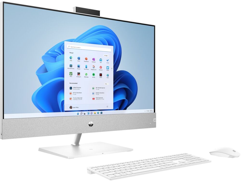 HP 27-ca2000 27 All in One AIO PC with i7-13700T, 512GB SSD + 1TB, 4GB RTX 3050, Windows 11