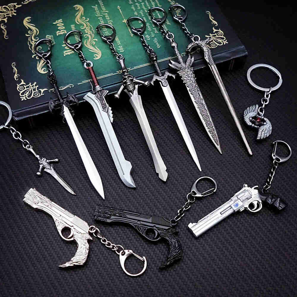 DMC Devil Dante Sword Rebellion Awakening Keychain - Game Peripherals