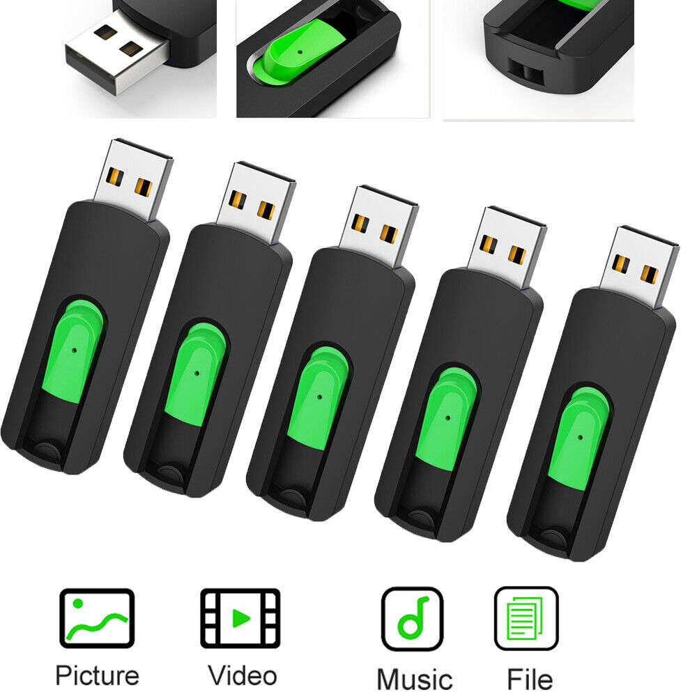 High-Capacity USB Flash Drive - 32GB, 64GB, 128GB Options for Data Storage