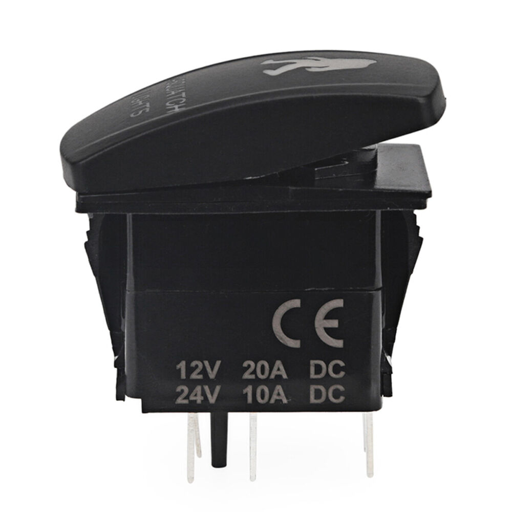 Multi-Color Light Control Rocker Toggle Switch for Vehicles