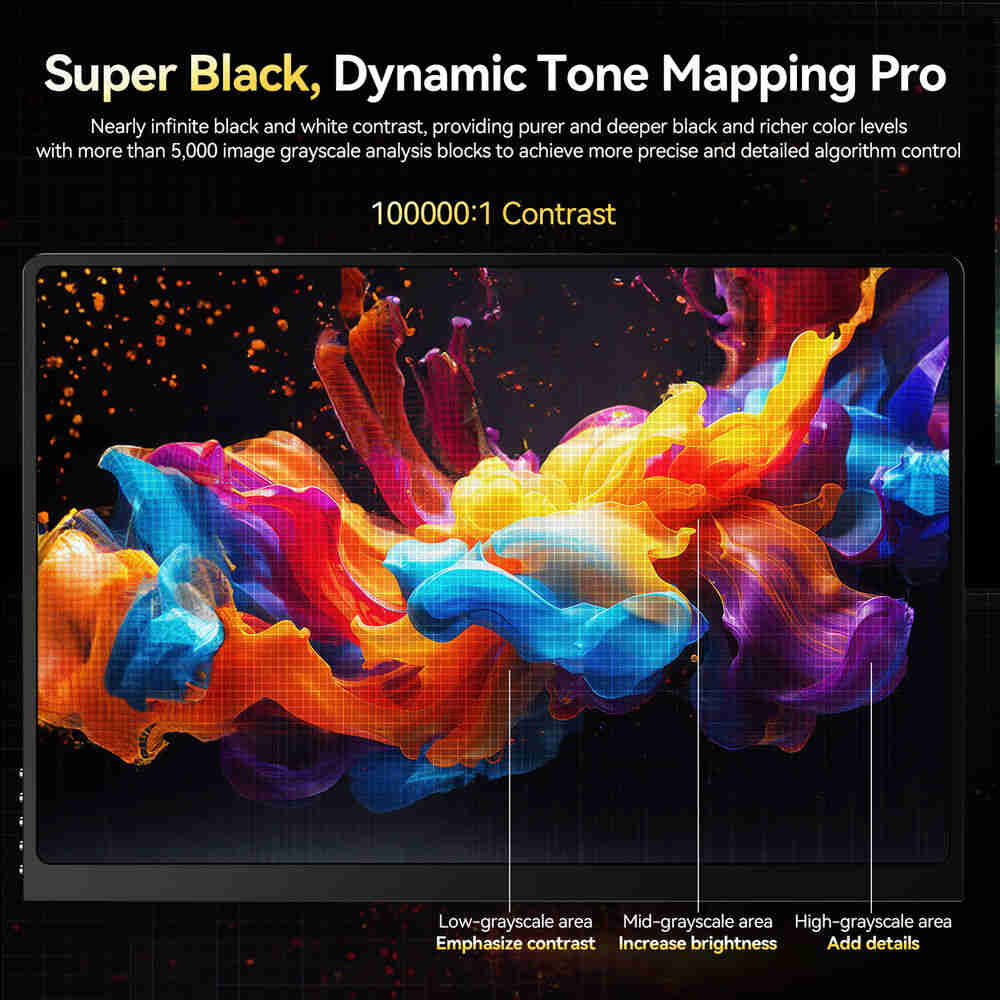 UPERFECT 16.0 120Hz 3K OLED Portable Monitor with High Dynamic Range