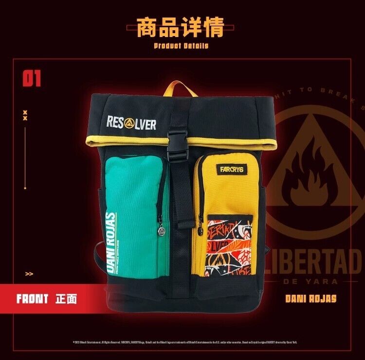 FARCRY6 Laptop Backpack with Genuine Game Peripherals