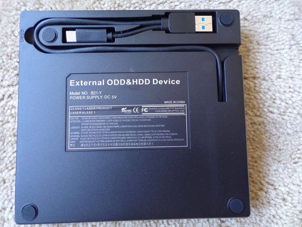 Slim External Optical Drive ODD & HDD - t3