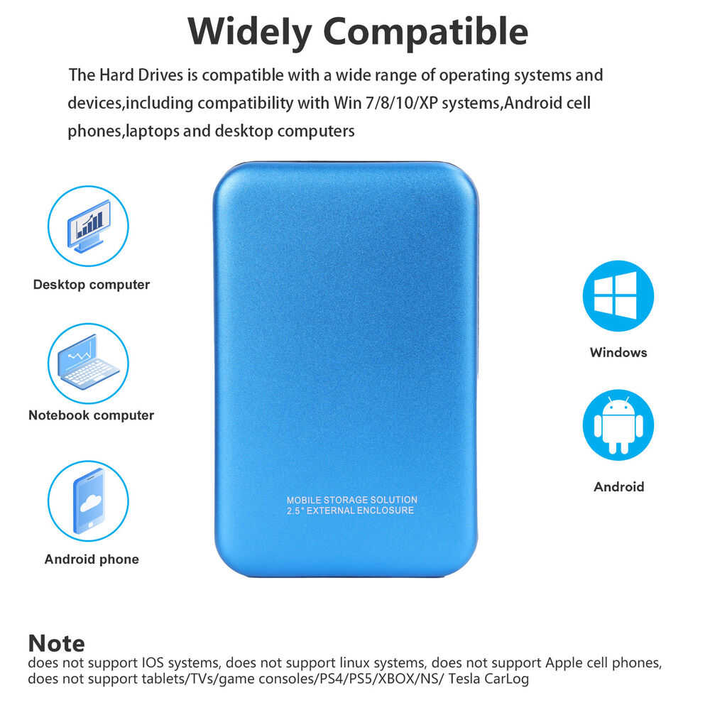 High-Speed Portable USB External HDD