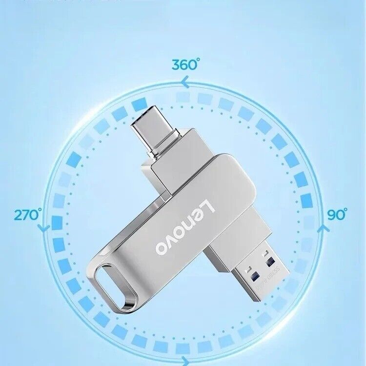 Lenovo 2-in-1 USB Flash Drive with USB 3.0 & USB-C Connectivity