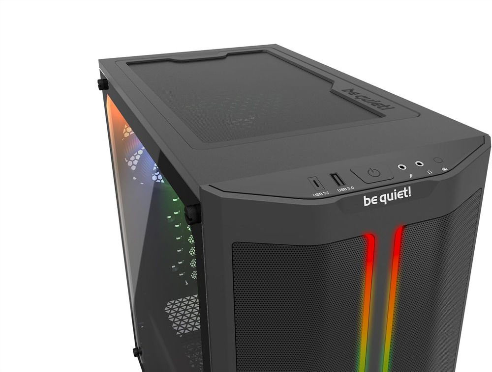 Pure Base 500DX ATX Mid Tower PC Case with ARGB and 3 Pre-Installed Pure Wings 2 Fans