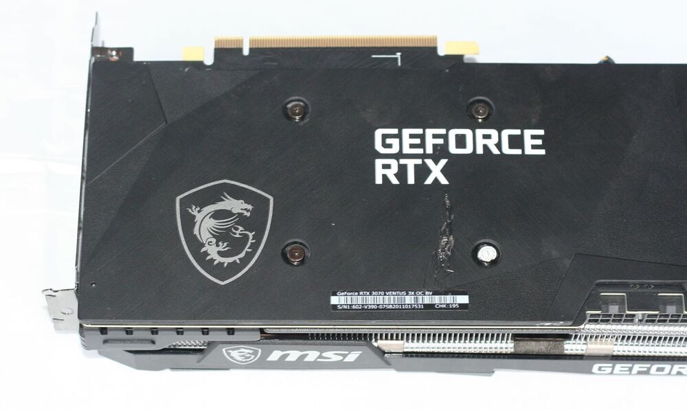 MSI GeForce RTX 3070 VENTUS 3X OC BV Graphics Card - Parts/Repair