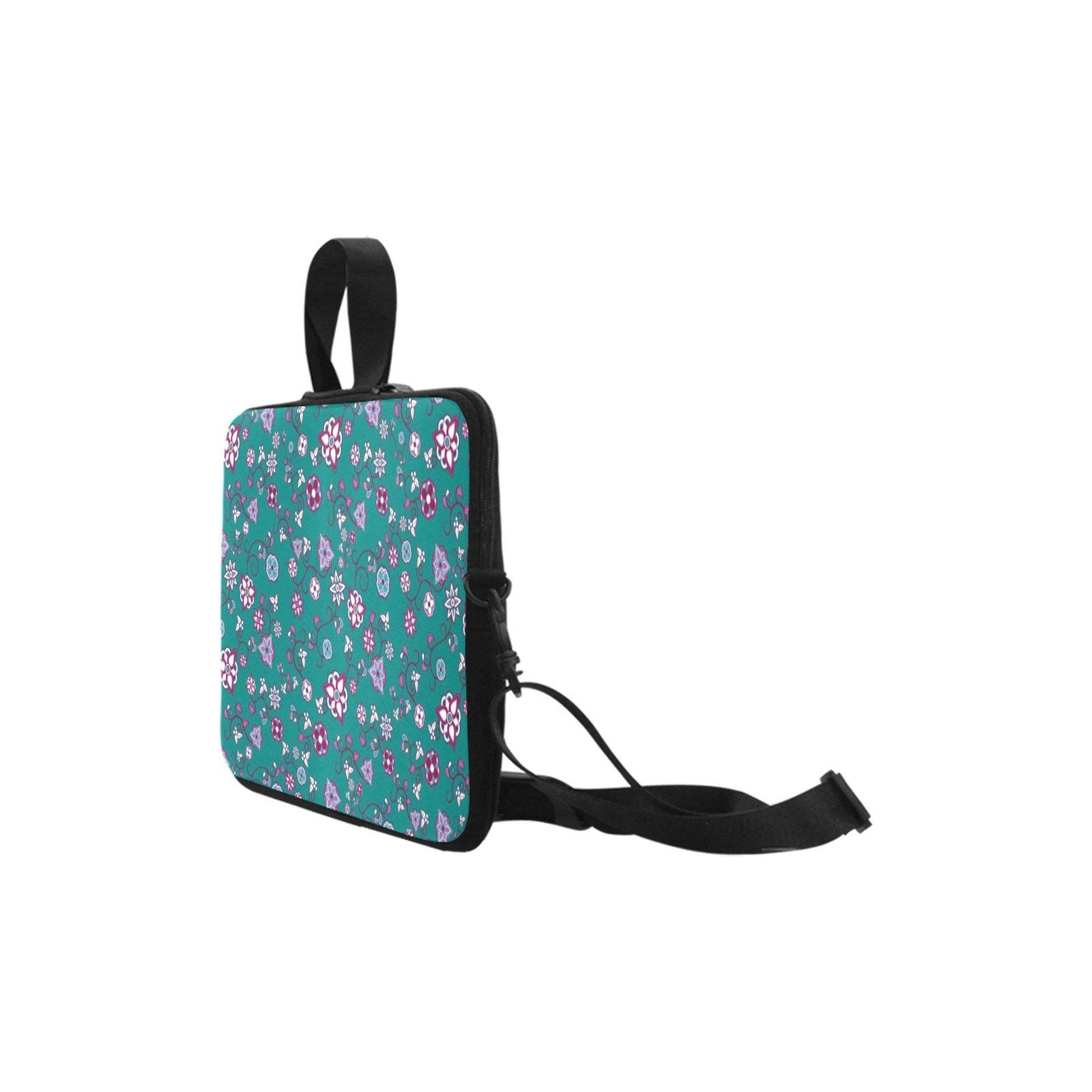 Burgundy Bloom Laptop Handbag