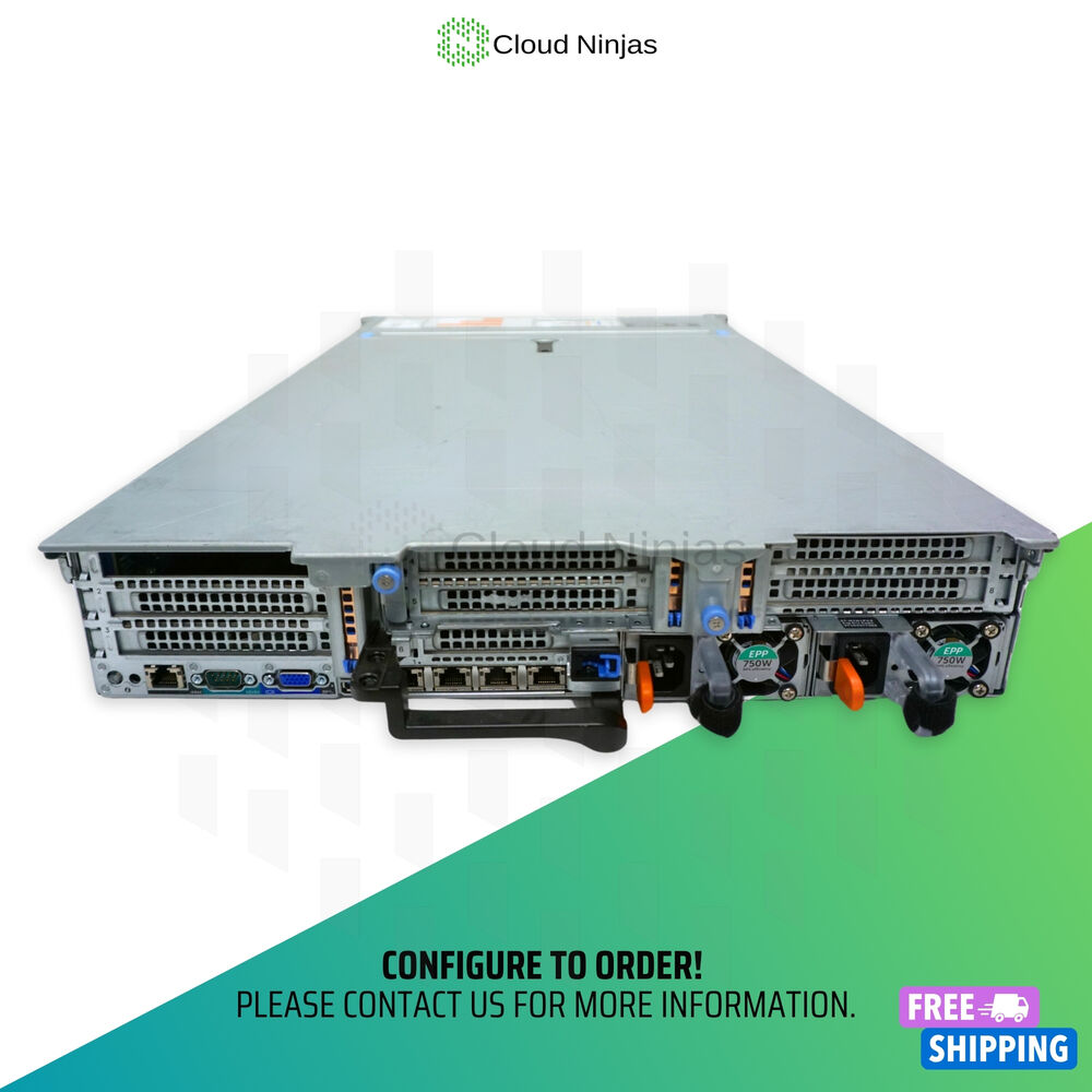 Dell PowerEdge R740 16 Bay Server with 2x Xeon Silver 4215 8 Core, H730, RJ45, DDR4, CTO