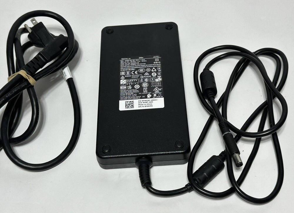Dell 240W AC Adapter 19.5V 12.3A Power Charger
