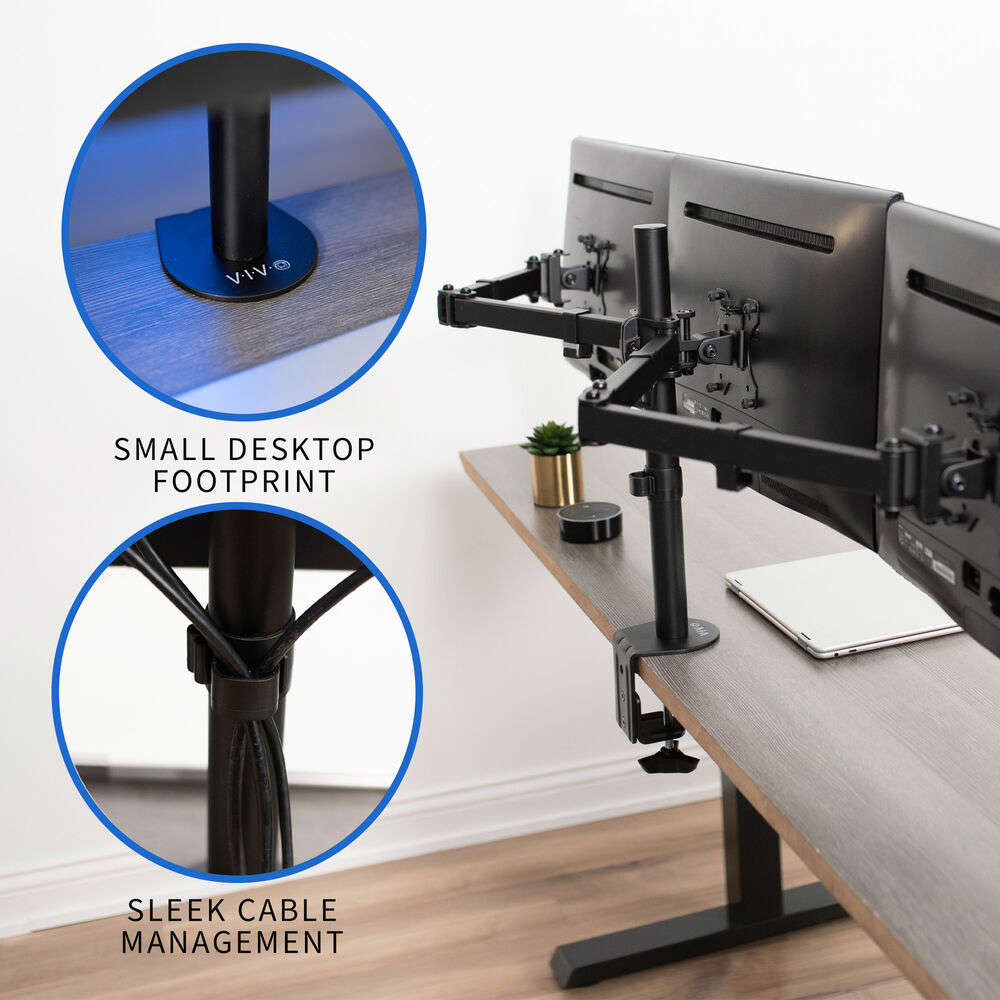 VIVO Triple Monitor Articulating Stand