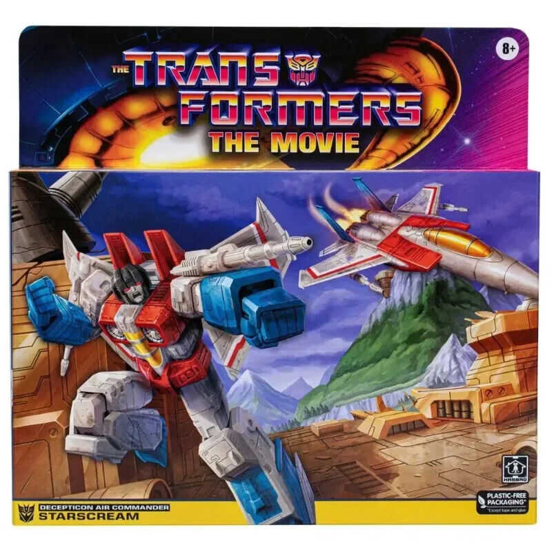 G1 Transformers Retro Starscream Perceptor Hot Rod Skywarp SHRAPNEL Robot Toy