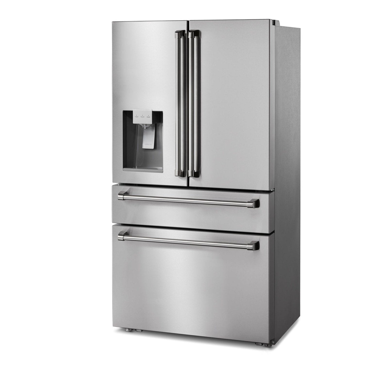 Thor Kitchen 36 In. Counter Depth Refrigerator with Water Dispenser and Ice Maker - TRF3601FD