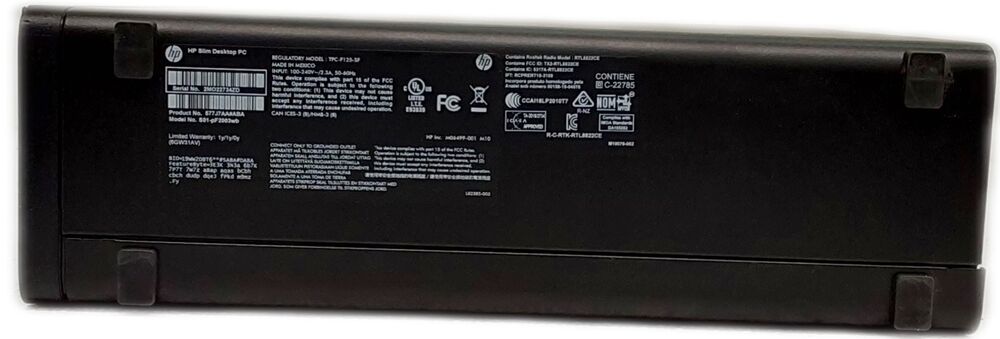 HP Slim S01-pF2003wb Desktop PC - Core i3, 16GB RAM, 256GB SSD, Windows 11 Home