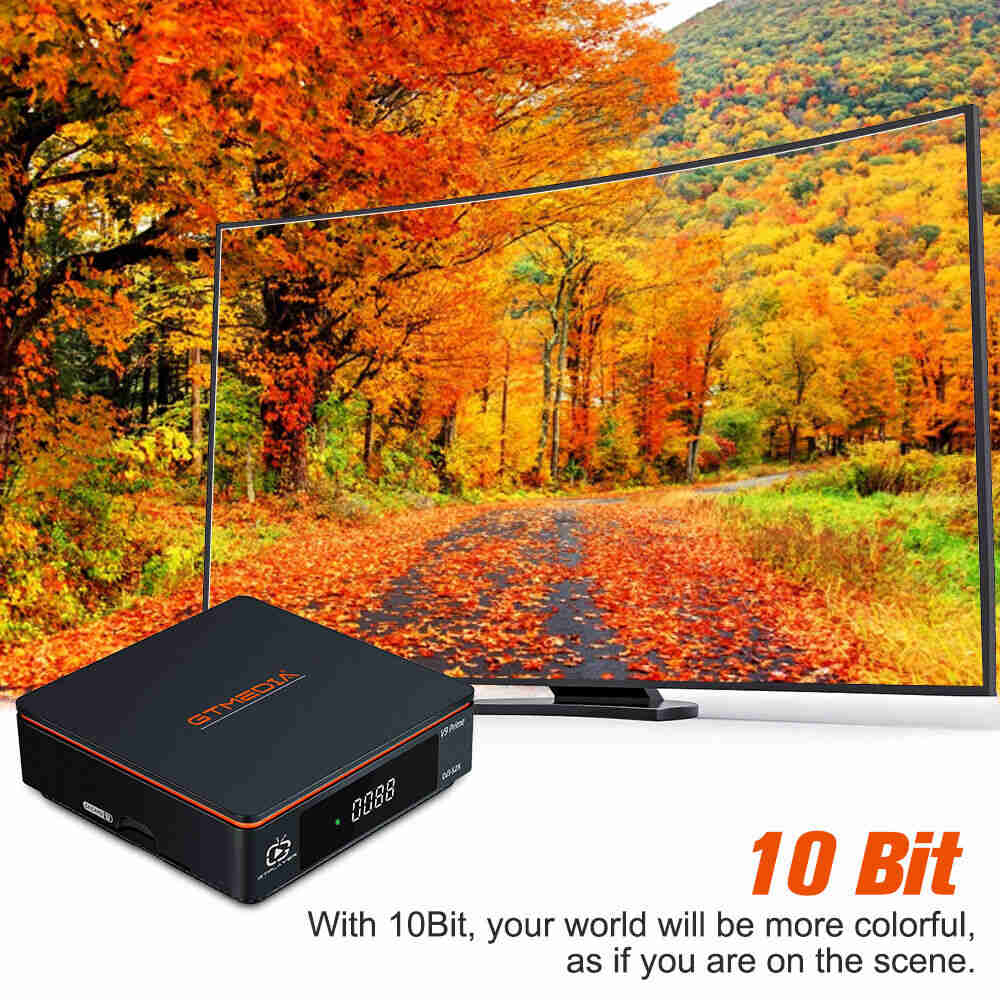 DVB-S/S2/S2X Satellite Receiver with HDMI, WIFI, and DVR