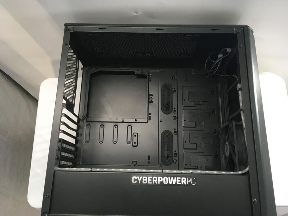 CyberPowerPC C-Series Solid Black Computer Case