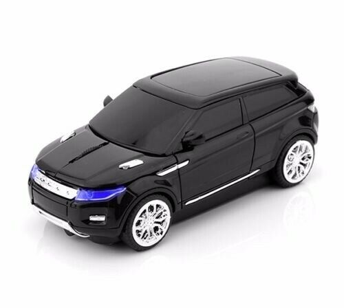 Optical Sports Car LED Headlights Wireless Mouse