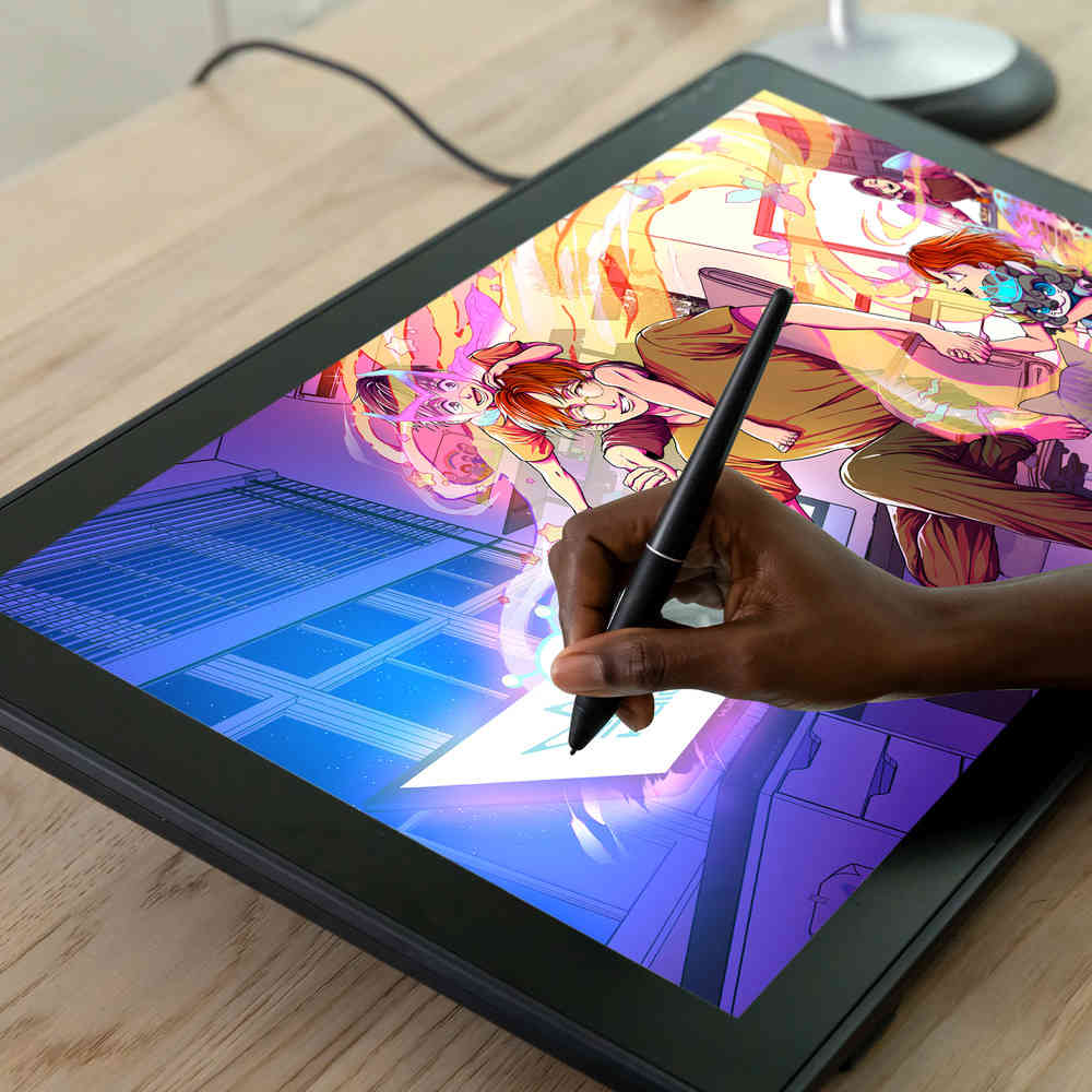 Huion Kamvas 24 Plus Graphics Drawing Tablet 23.8 Stand Certified Refurbished