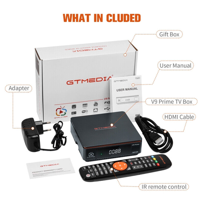 HD1080P DVB-S/S2/S2X Satellite Receiver Digital TV Set Top Box with HDMI, USB, WIFI, and DVR