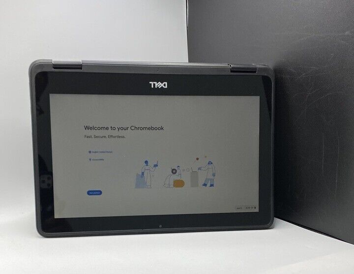 Dell 5190 2-in-1 TouchScreen Chromebook, 11.6", 4GB RAM, 32GB SSD