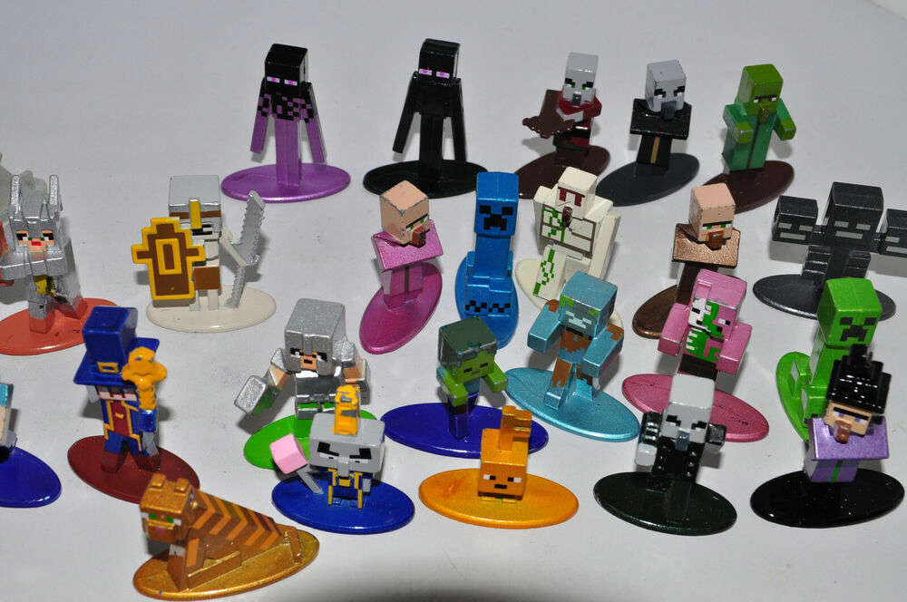 Jada 40x Toys Metal Diecast Mojang Minecraft Video Game Figures Figurines