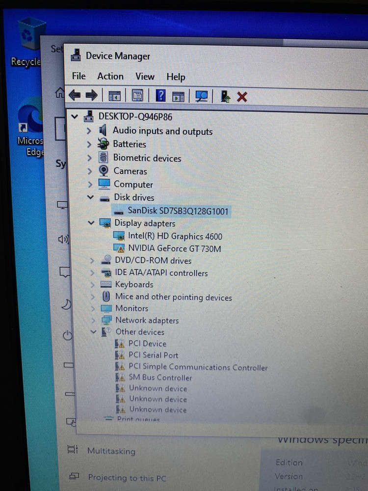 LENOVO THINKPAD T440P I7-4700MQ 2.4GHZ 8GB RAM 128GB SATA SSD W10 WAC