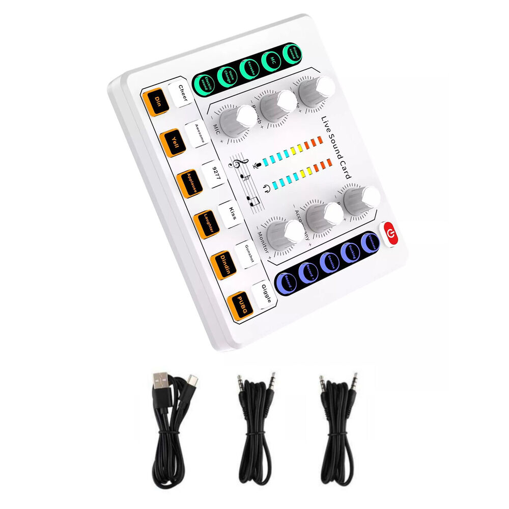 M8 Sound Card - High-Quality Audio Performance for Multi-device Compatibility