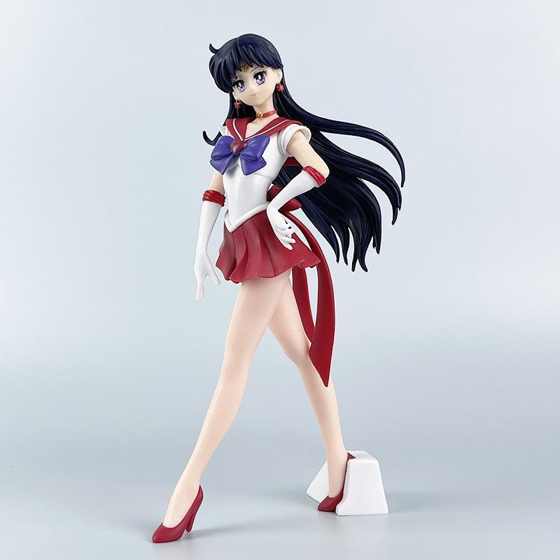 Hino Rei & Mizuno Ami Sailor Moon Anime PVC Figure
