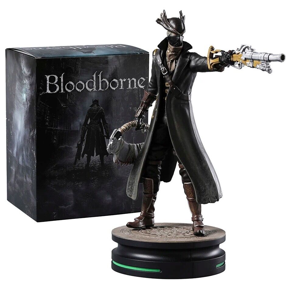 BLOODBORNE Video Game Figurines - Eileen The Crow, The Hunter, The Doll Lady