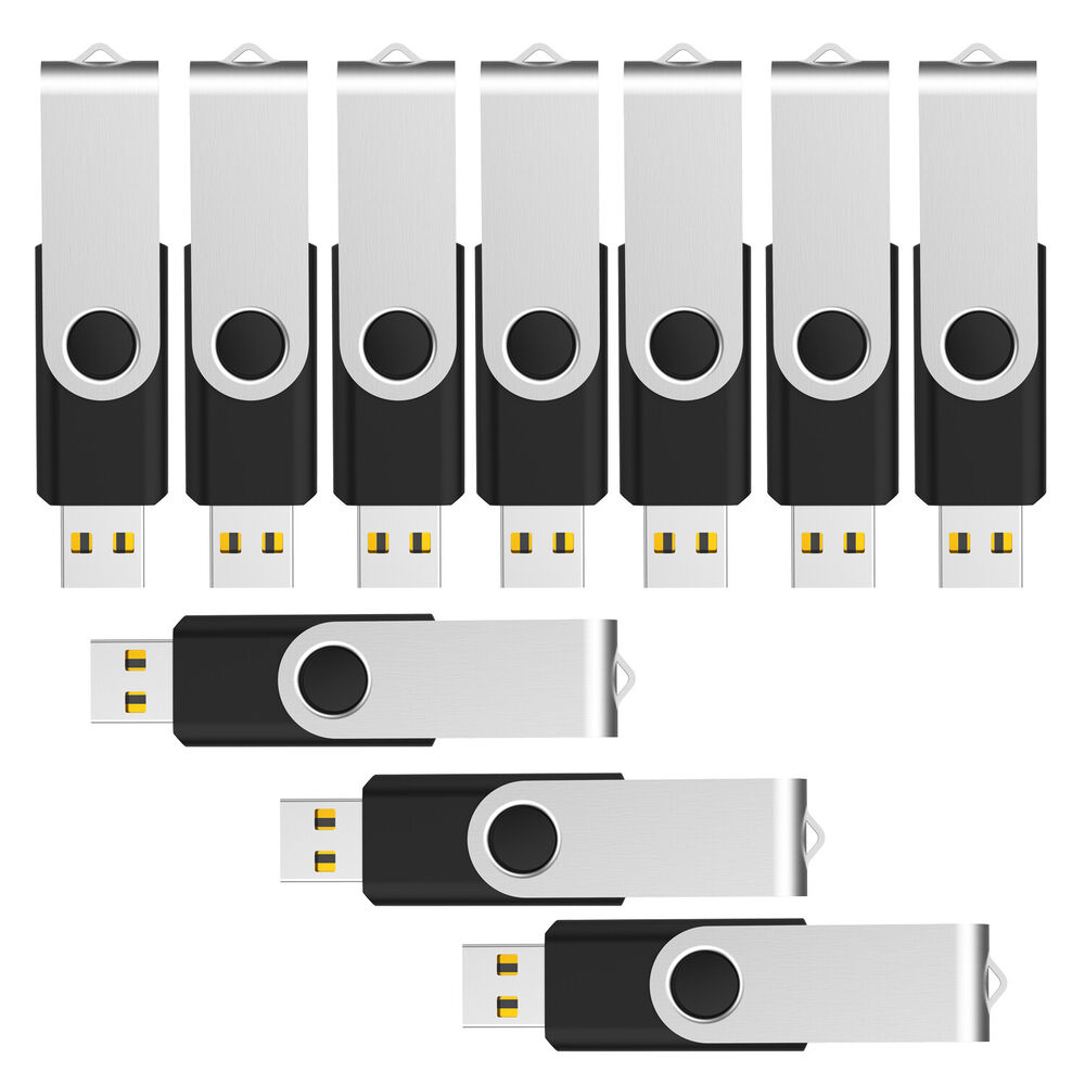 USB 2.0 Flash Drive Swivel Memory Stick Thumb Drives with Multiple Storage Options