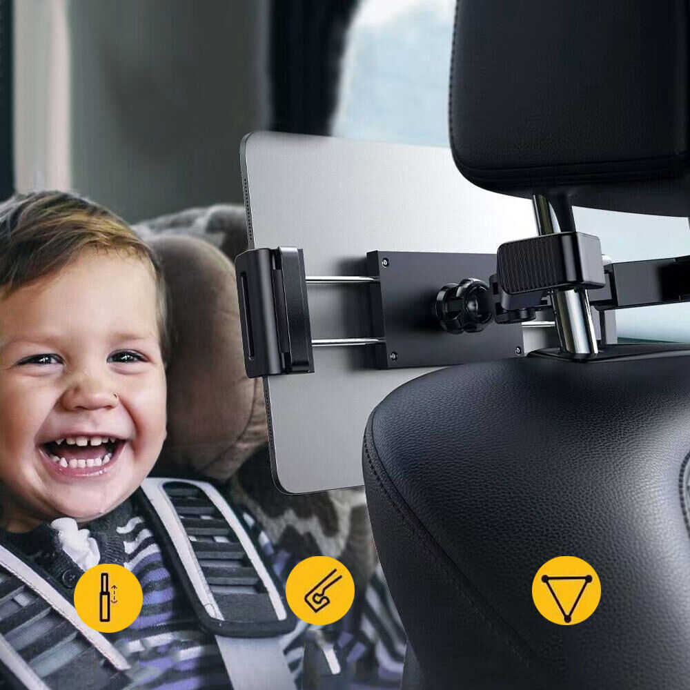 Universal Car Back Seat Headrest Mount Phone Holder Tablet Support Accessories