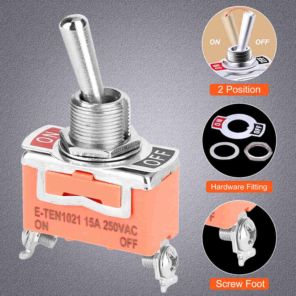 10x Waterproof Heavy Duty Toggle Switch for Car and Boat Applications