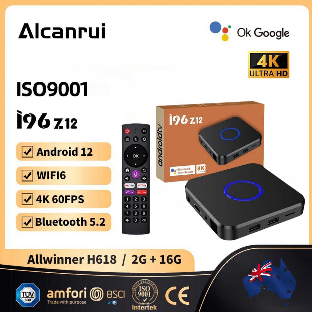 8K HDR Smart TV Box with Wifi Network Player and Wireless Screen Projection