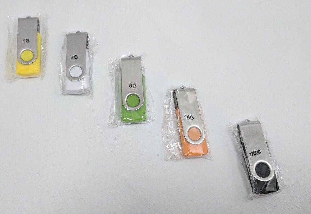 USB Flash Drive - Swivel 2.0 - FAT32 Formatted for Multimedia, TV, Xbox, PC, MAC