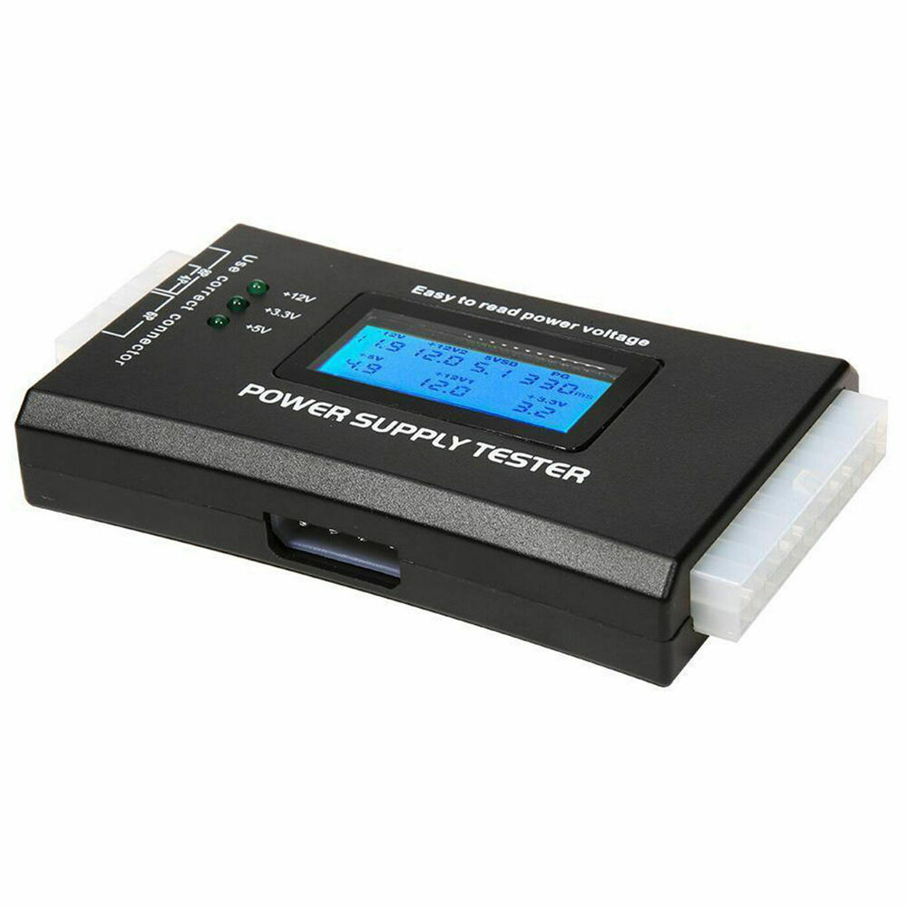 20+4 Pin LCD Power Supply Tester for Various PC Components
