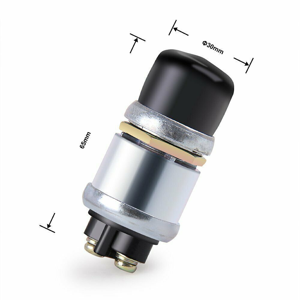 12V DC Push Button Momentary Starter Ignition Switch