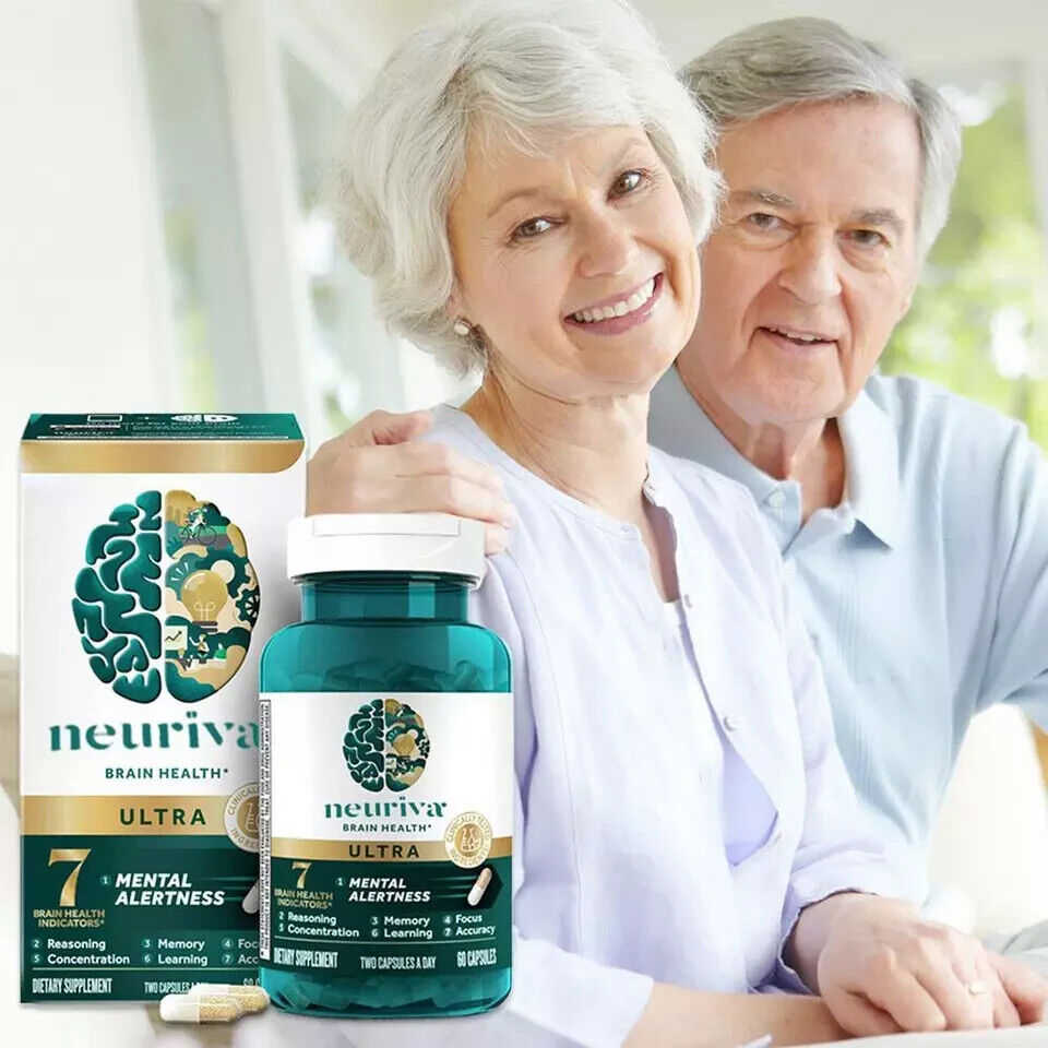 Neuriva Ultra Brain Health Supplement - 60 Capsules for Mental Alertness and Memory Focus