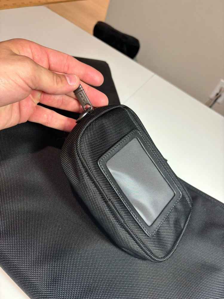 TUMI Alpha Black Ballistic Nylon Padded Laptop Binder Plus Accessories