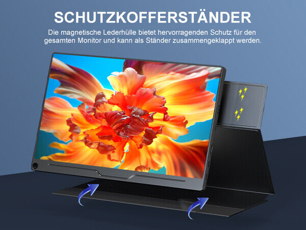 UPERFECT 15.6 FHD Ultra Slim HDR Portable Monitor IPS 1920*1080 Mini HDMI USB C
