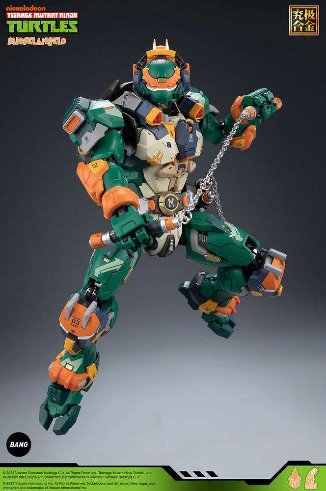 Teenage Mutant Ninja Turtles Mikey Heatboys Periphery Toy Garage Kit Figma