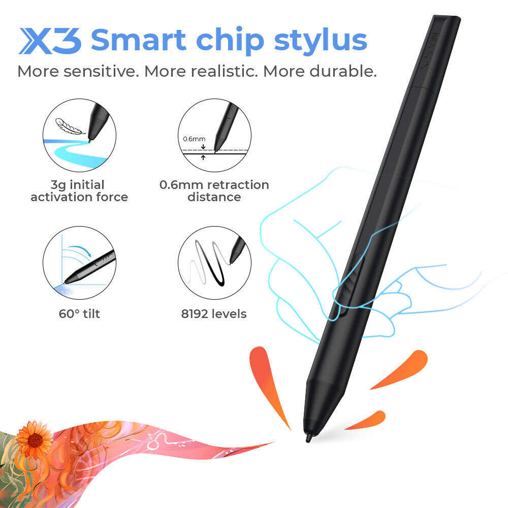 XP-Pen Artist 10 2nd Graphics Tablet with X3 Stylus