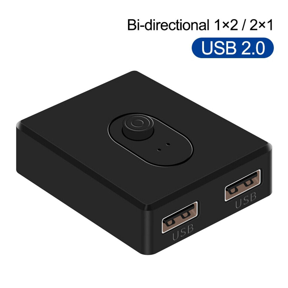 USB 3.0/2.0 Bi-Directional Switcher for Dual USB Connectivity