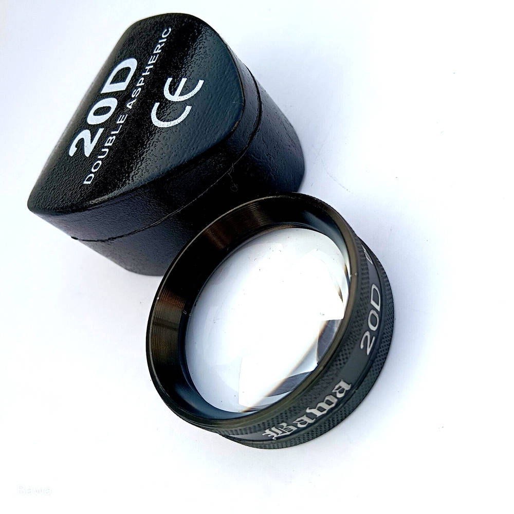 20D Double Aspheric Lens with Case for Ophthalmology and Optometry