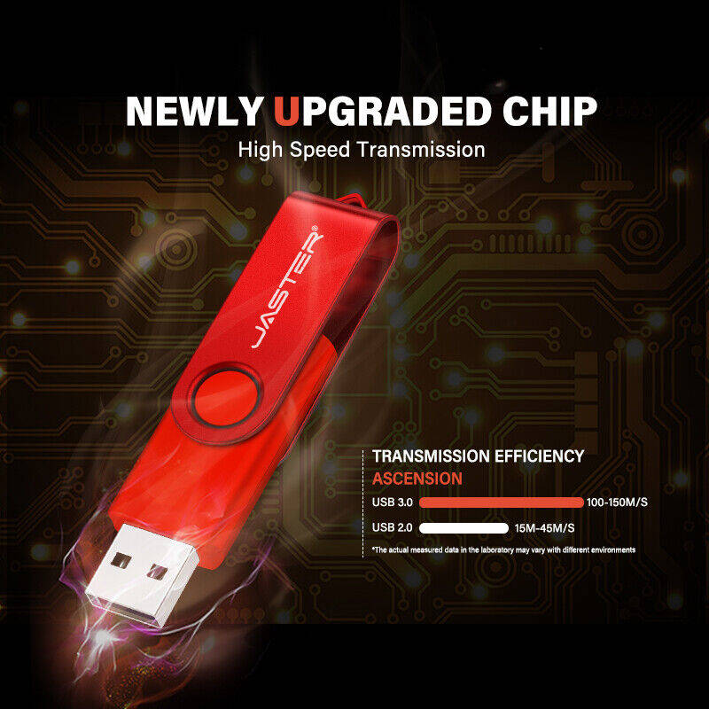 USB Flash Drive Swivel Design with Multiple Storage Options