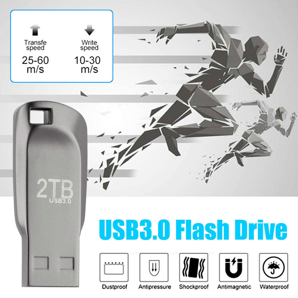 2TB USB 3.0 Flash Drive - High-Capacity Storage for PC and Laptop